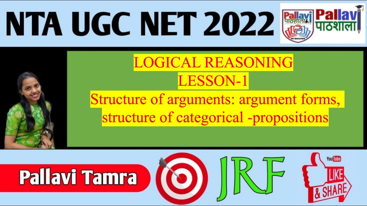 ||Logical Reasoning||  Structure of Arguments Categorical Proposition ||Lesson-1 || Crack JRF 2022||