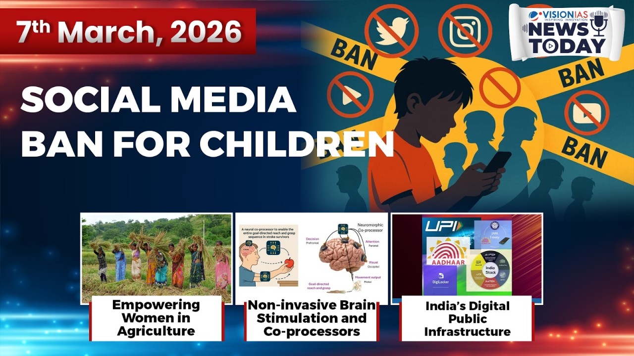 News Today | Daily Current Affairs | 7th March, 2026