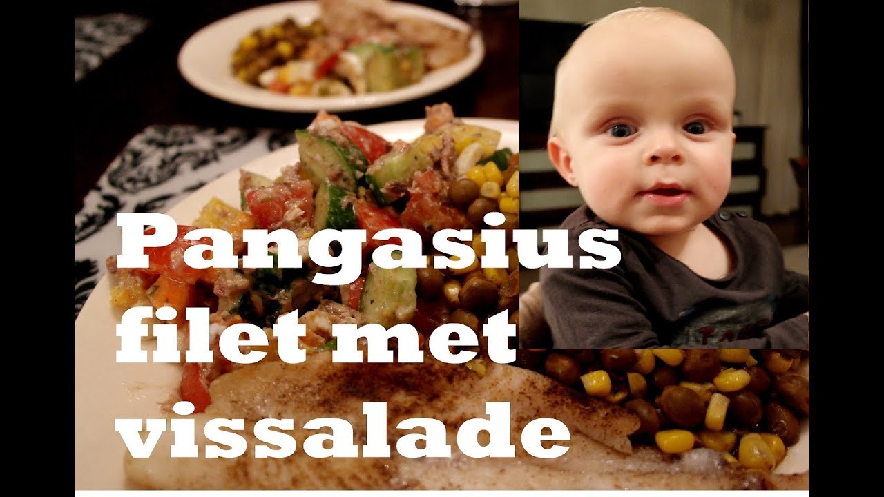 Groente Vis Recept / Pangasiusfilet met salade