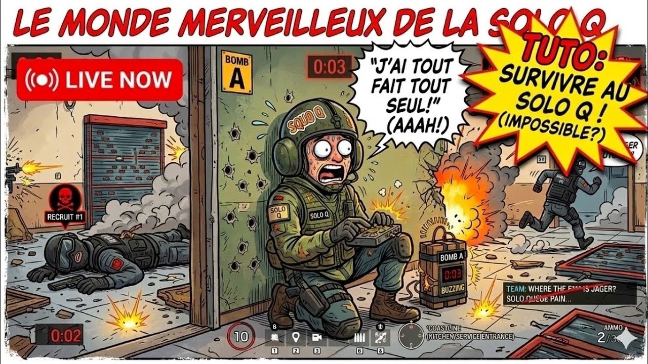Solo Q...On serre les fesses..Part #2... #rainbowsixsiegefr 