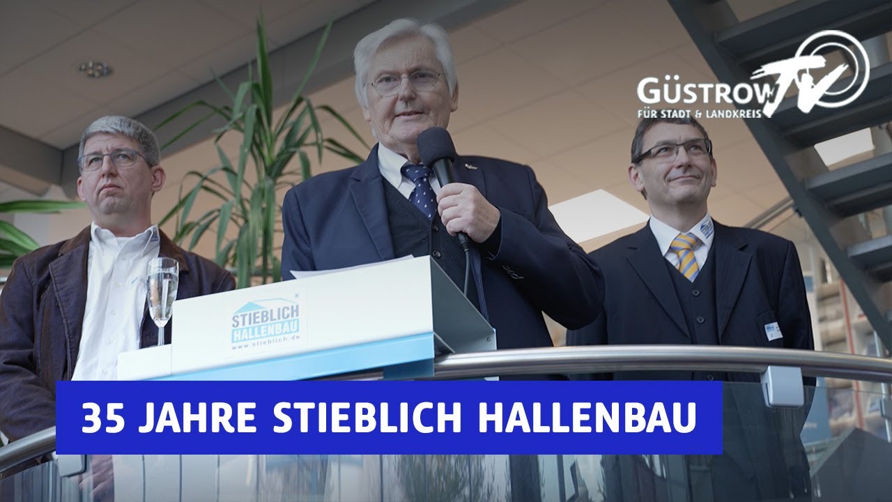 35 Jahre Stieblich Hallenbau, ein großes Jubiläum für Uwe Stieblich und sein Team