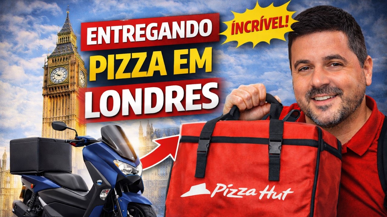 🍕Entregando pizza em Londres