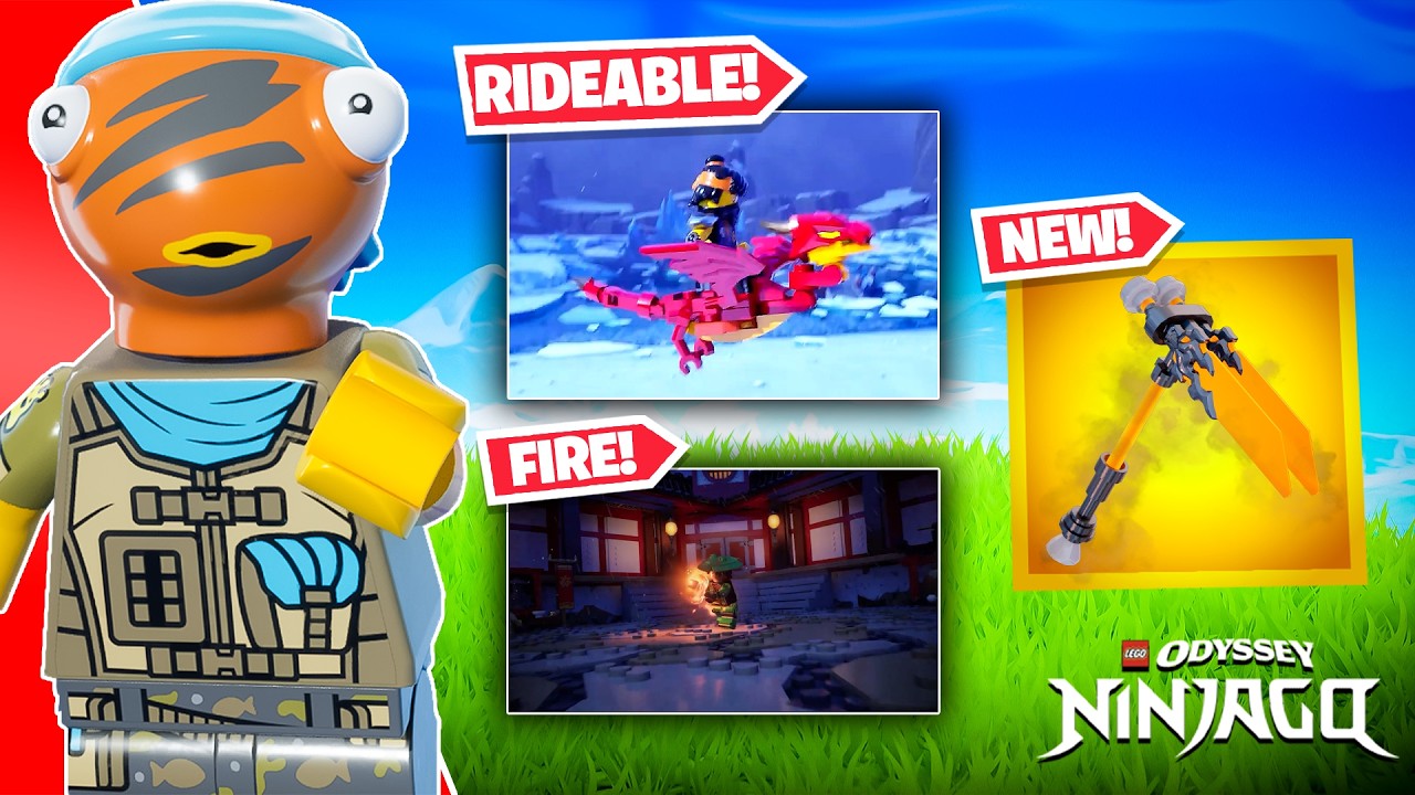 ВСЁ, ЧТО ВАМ НУЖНО ЗНАТЬ О ЗАВТРАШНЕМ ОБНОВЛЕНИИ NINJAGO x LEGO Fortnite Odyssey (Часть 2)!