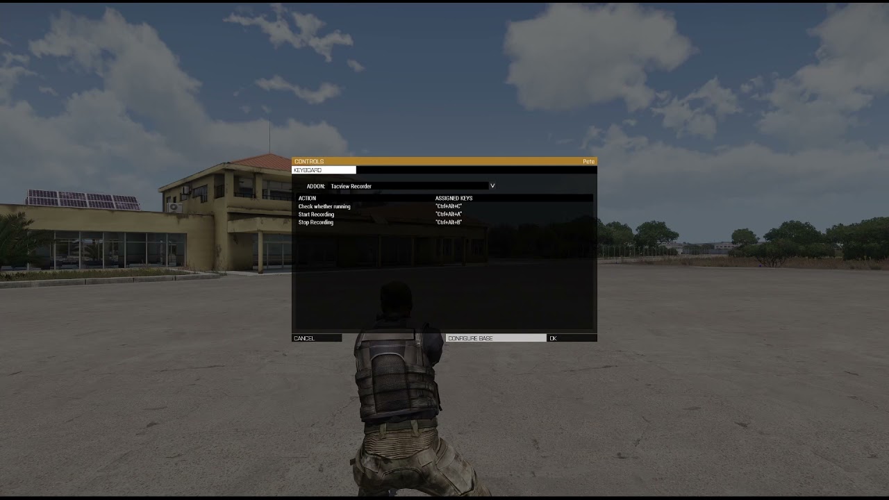 Tacview Recorder Arma 3 mod: setup within Arma