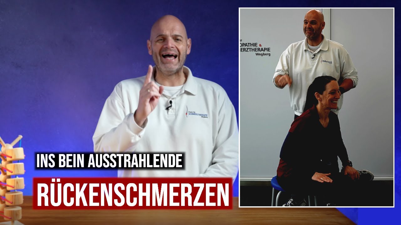 Rückenschmerzen mit Ausstrahlung ins Bein - EINE sehr wirksame Übung!