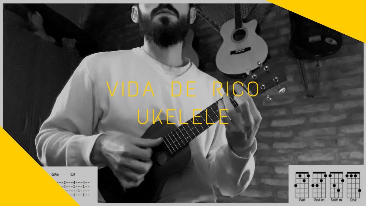 REGGAETON CON UKELELE | Vida De Rico - Camilo (tutorial/cover ukelele)