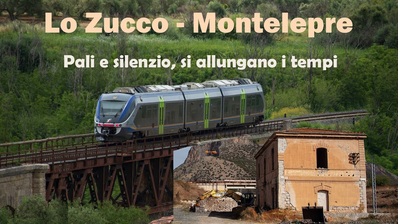 Linea Palermo - Trapani. Lo stato dei lavori presso Lo Zucco - Montelepre