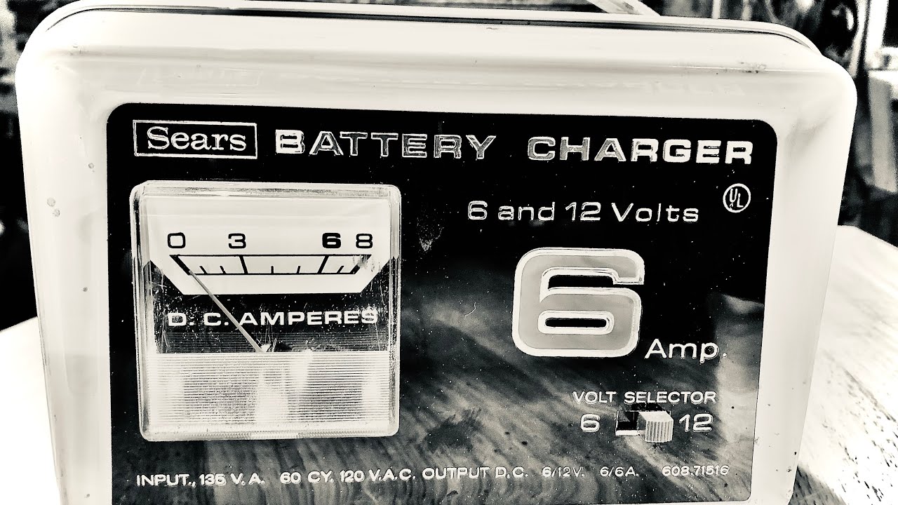 Я протестировал старинное зарядное устройство SEARS, которому 60 лет. Работает ли оно до сих пор?