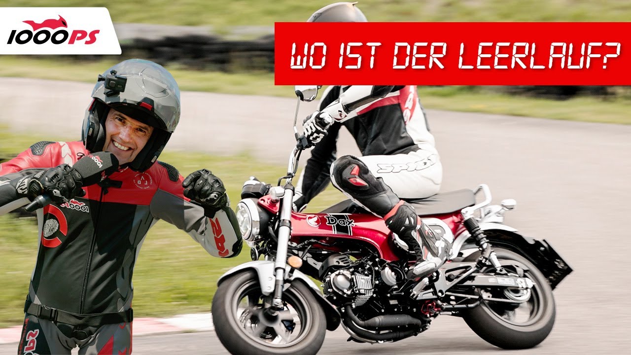 Wo ist der Leerlauf? Honda Dax Bestzeit auf der 1000PS Teststrecke