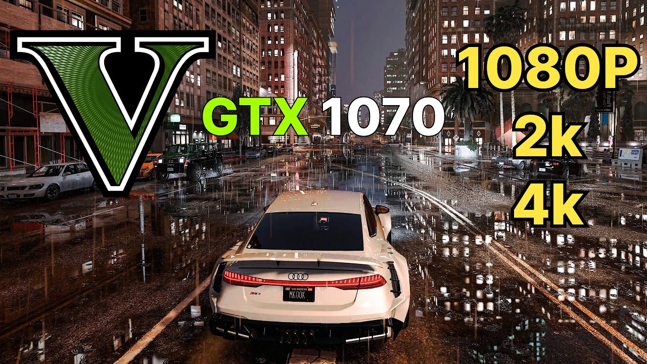 Test GTX 1070 in GTA V / HD / 2K / 4K