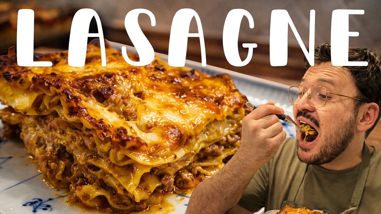 annonce Verdens bedste lasagne!