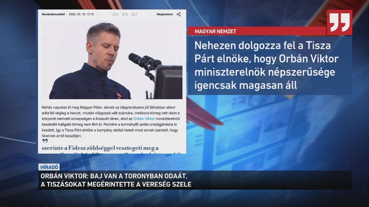 Magyar Péter az összeomlás szélén