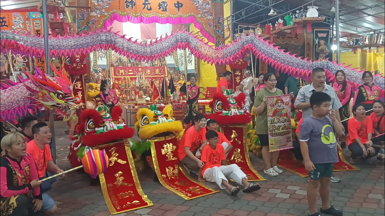 新加坡劲安龙狮体育协会 Jin Ann Performance at 聖蓮殿