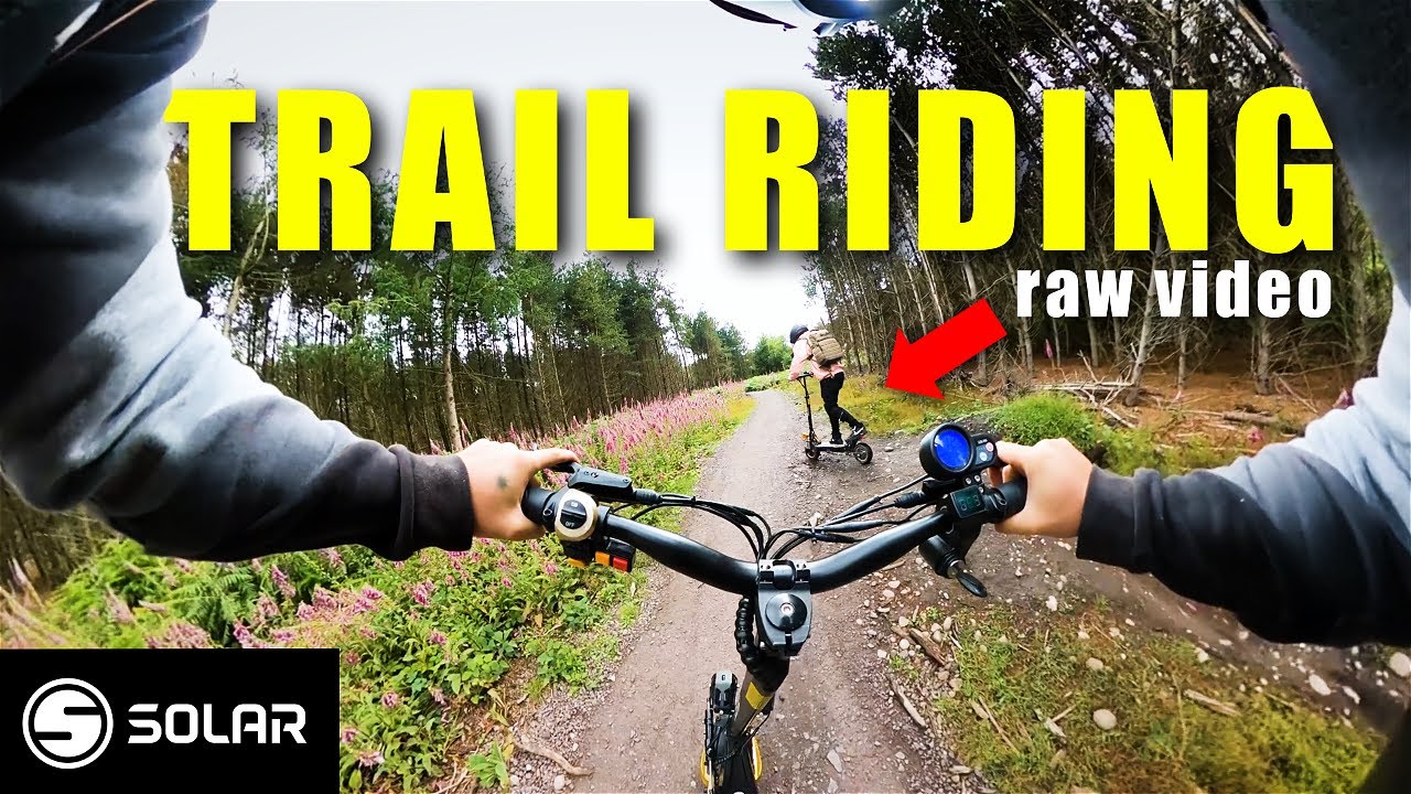 Trail Riding on the Solar FF Lite and P1 2.0 (RAW Video)