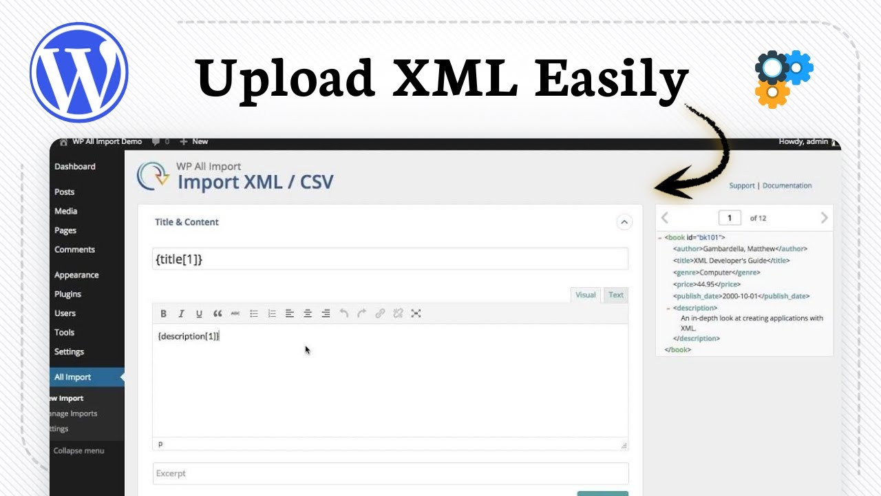 Как добавить XML-файл в WordPress (простая загрузка)