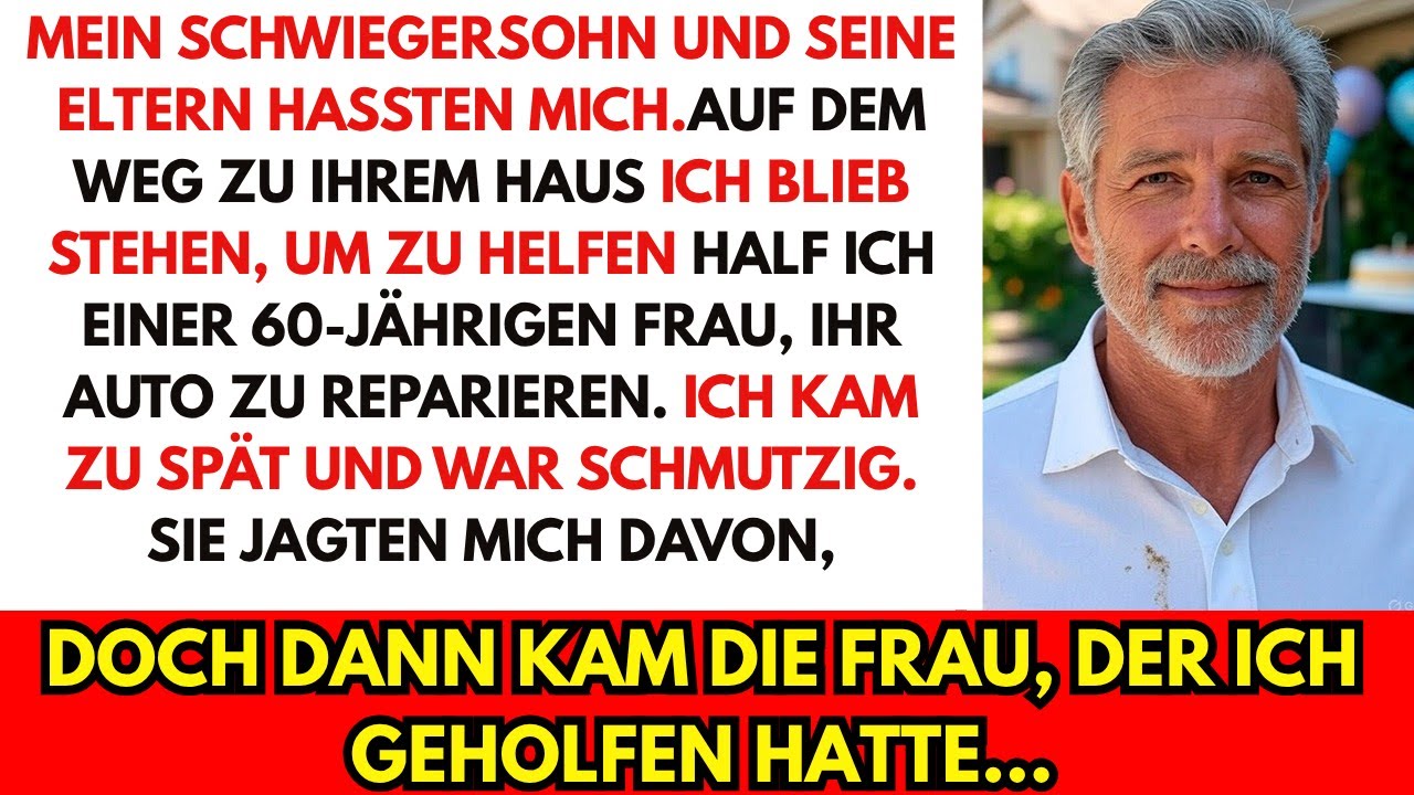 Ich kam zu spät zum Treffen mit der reichen Familie meines Schwiegersohns – wegen Hilfe unterwegs.