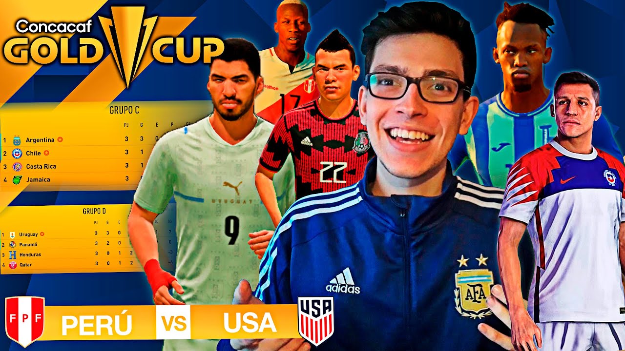 Coloqué SELECCIONES SUDAMERICANAS en la COPA ORO 2021 en FIFA 21 y esto pasó.. ¡HAY SORPRESA!