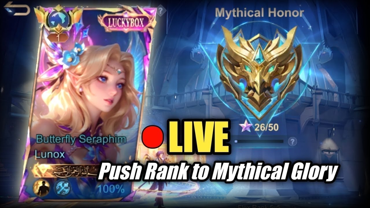 LIVE 🔴 Push Rank to Mythical Glory! Using the Latest Meta | Lunox Gameplay
