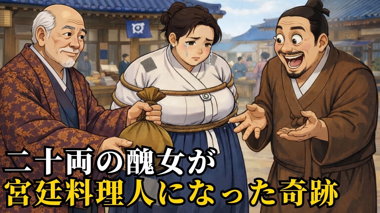 二十両で買われた大女が、将軍の料理人になるまでの奇跡の物語｜野談｜昔話｜いきさつ｜笑い話