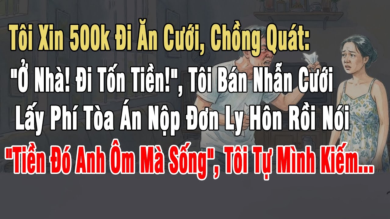 Tôi Xin 500k Đi Ăn Cưới, Chồng Quát: 