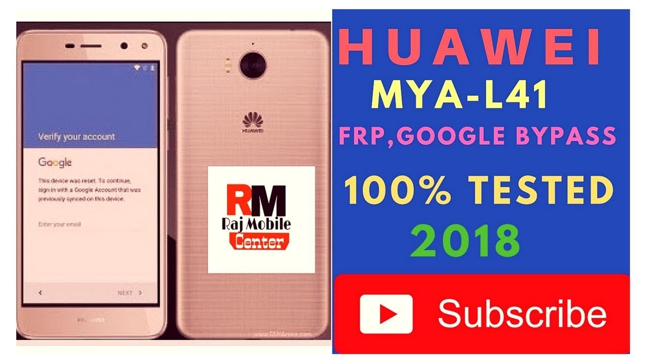 Huawei Y6 (2017) MYA-L41 Remove Google Account  New Method 2018