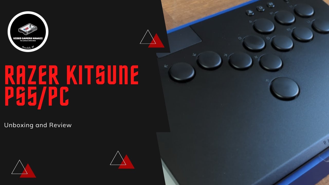 Razer Kitsune for the PC & PS5. Unboxing and Review