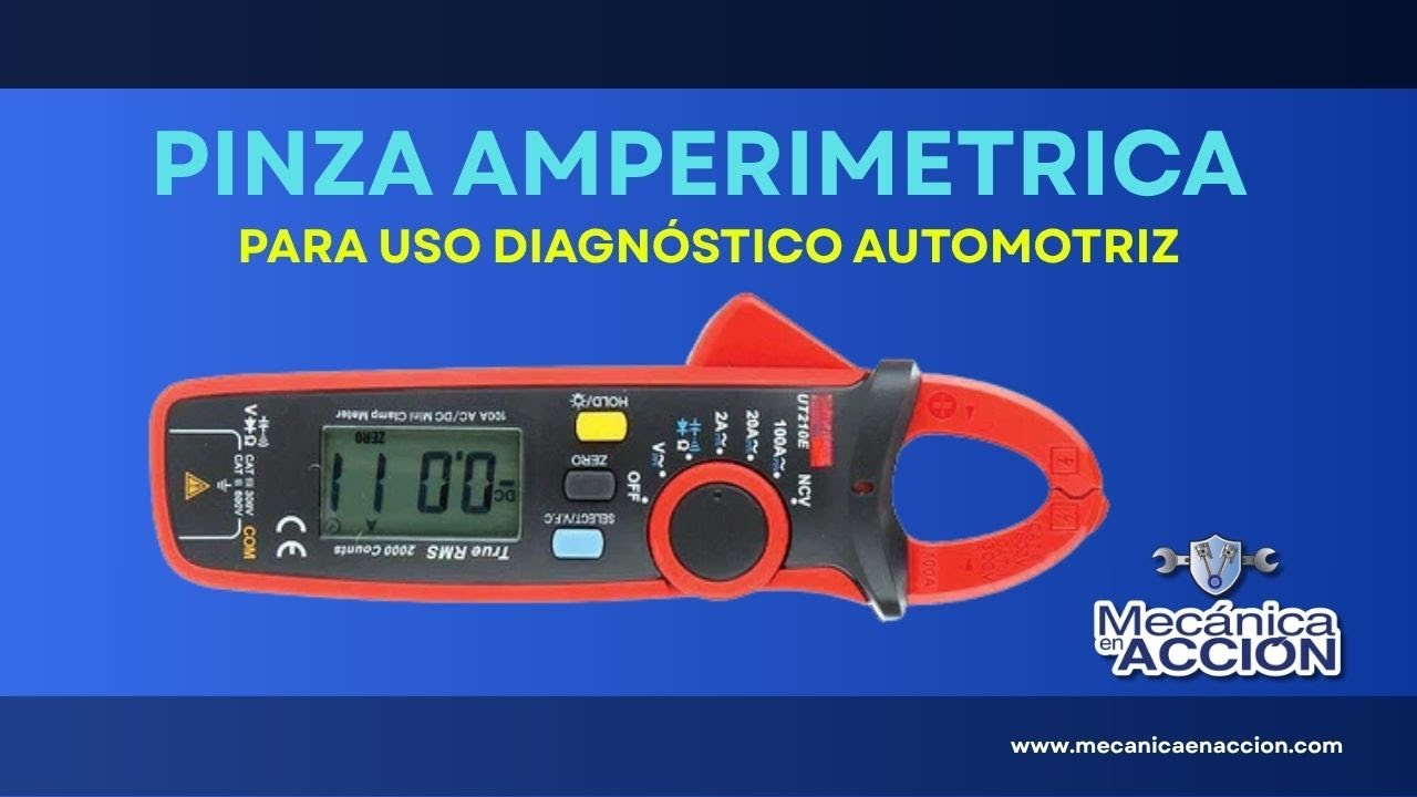 PINZA AMPERIMÉTRICA Para Uso Diagnóstico Automotriz
