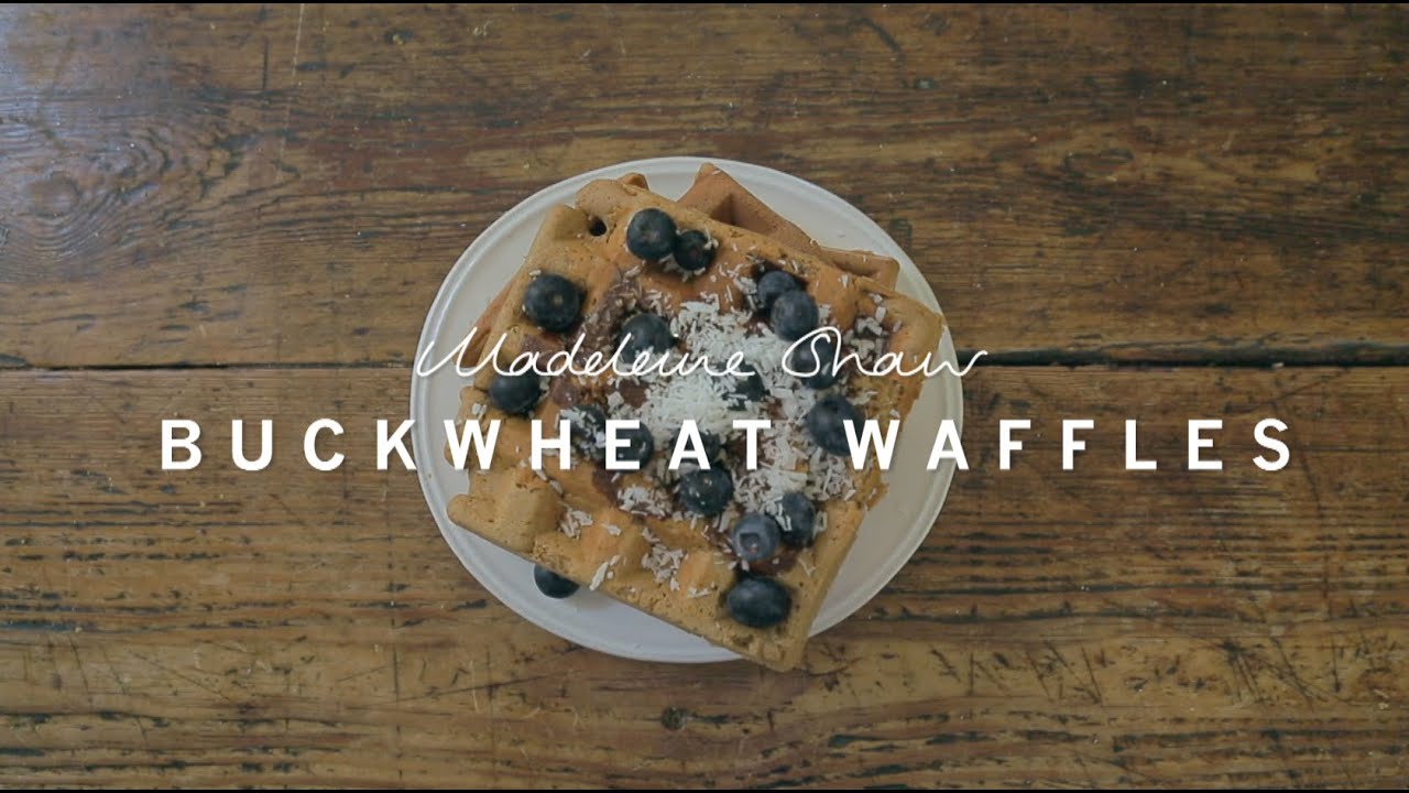 How to make healthy gluten free waffles | Madeleine Shaw