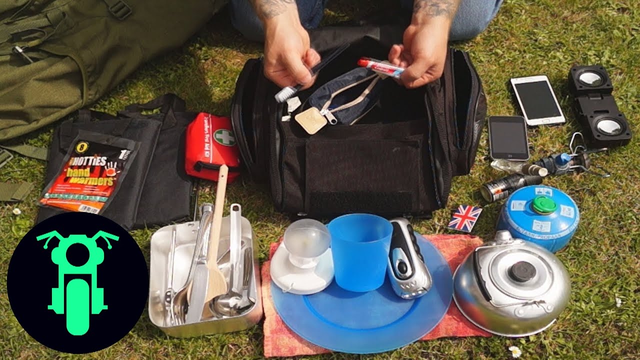 Motorcycle Camping Gear (My first setup)