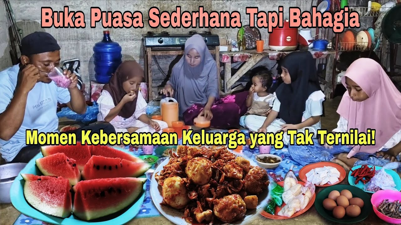 Buka Puasa..!! Menu Sederhana ala Keluarga Aman Family, Dijamin Bikin Nagih!