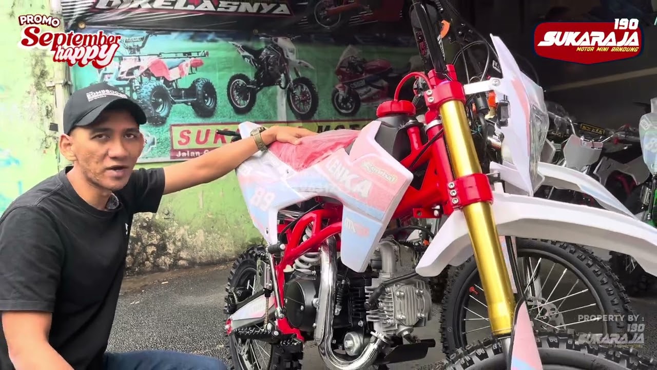 TRAIL LENKA 125CC TIPE MXGP-89L KITA KIRIM EXPEDISI BUAT KE WONOSOBO, JATENG /089631779341