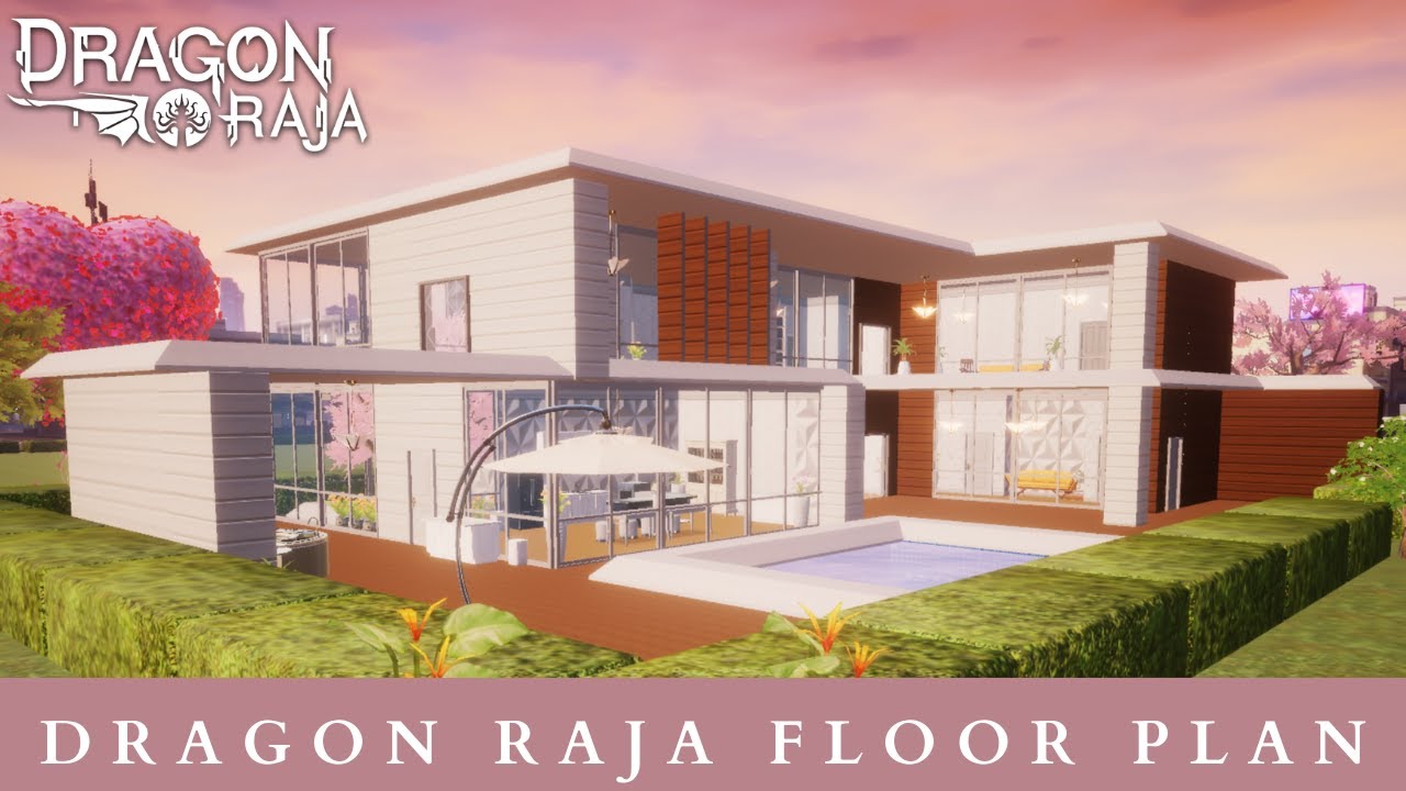 Dragon Raja Floor Plan | Modern Villa Tutorial
