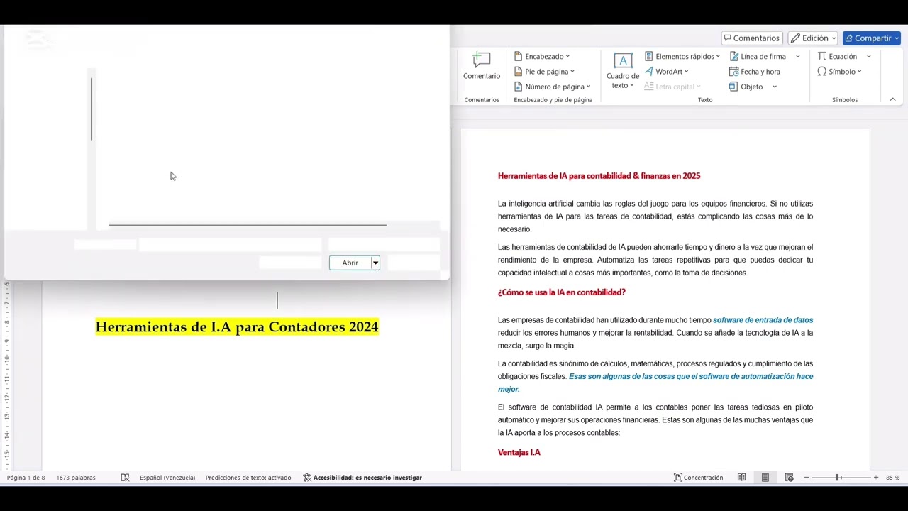 Tutorial computación Microsoft Word 
