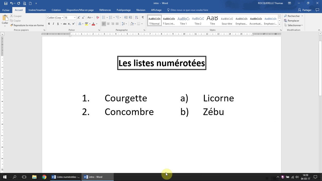 Les LISTES NUMÉROTÉES dans WORD - Numérotation et personnalisation (Tutoriel FR)
