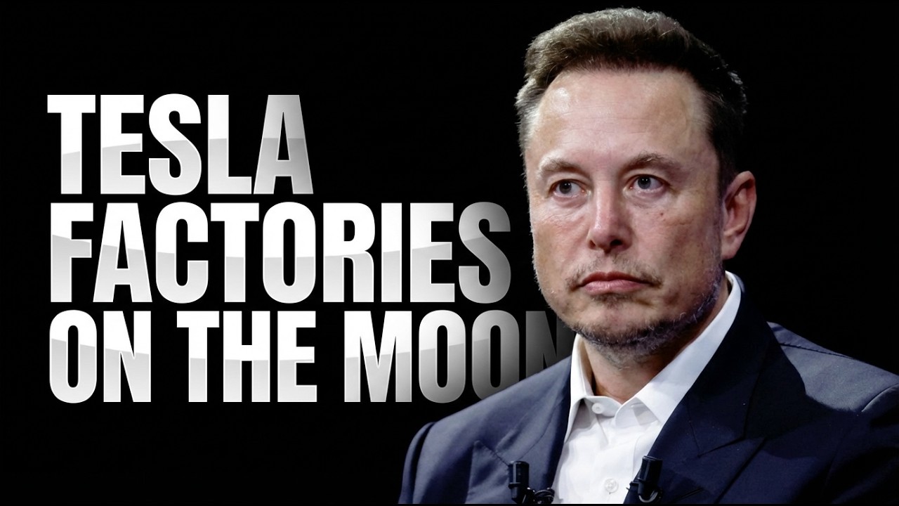 Eon Musk - Tesla Will Have Factories on The Moon In 20 Years
