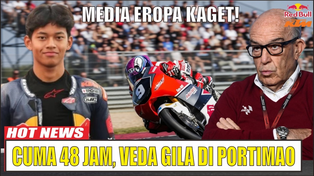 Gila! Cuma 48 Jam, Veda Ega Hancurkan Rekor Portimao (Analisis Media Eropa)