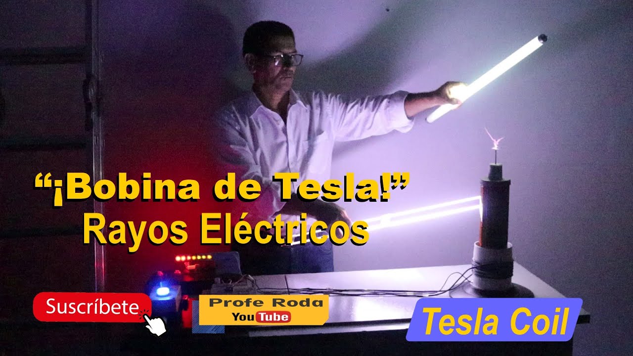 Cómo Hacer una Bobina de Tesla que Lanza Rayos ⚡(paso a paso)