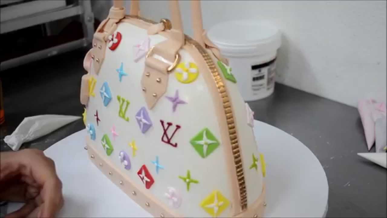 Louis Vuitton Purse Cake tutorial video
