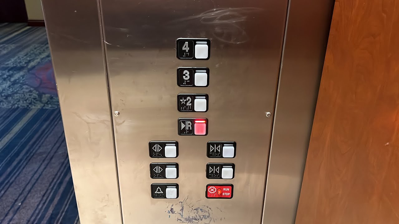 Weirdest Schindler 300A Elevators at Bushkill Inn and Conference Center, Bushkill PA
