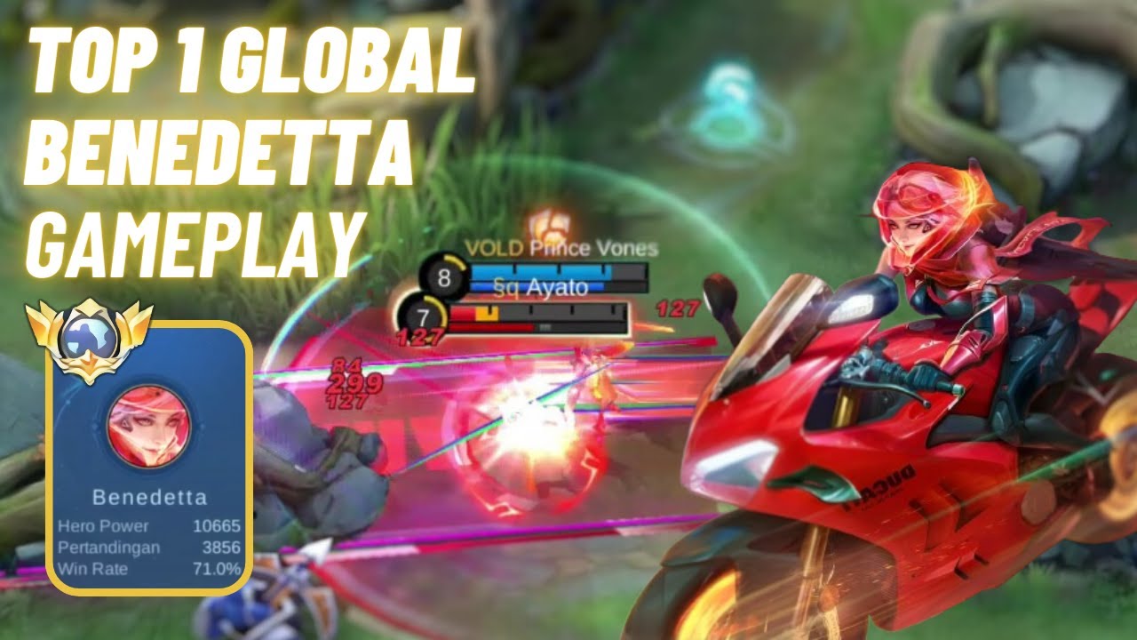 Top 1 Global Benedetta Gameplay by Prince Vones - Mobile Legends: Bang Bang