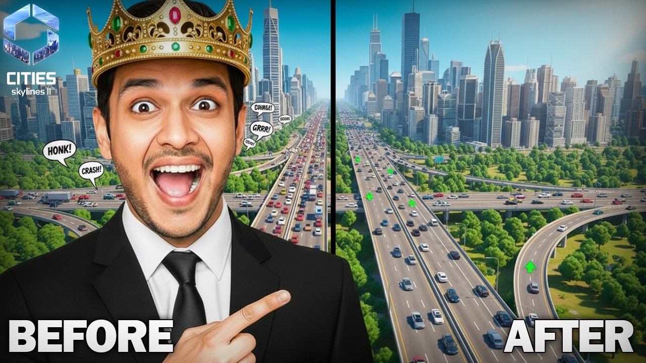 SECRET to Fixing the Impossible Traffic Jam in Cities Skylines 2