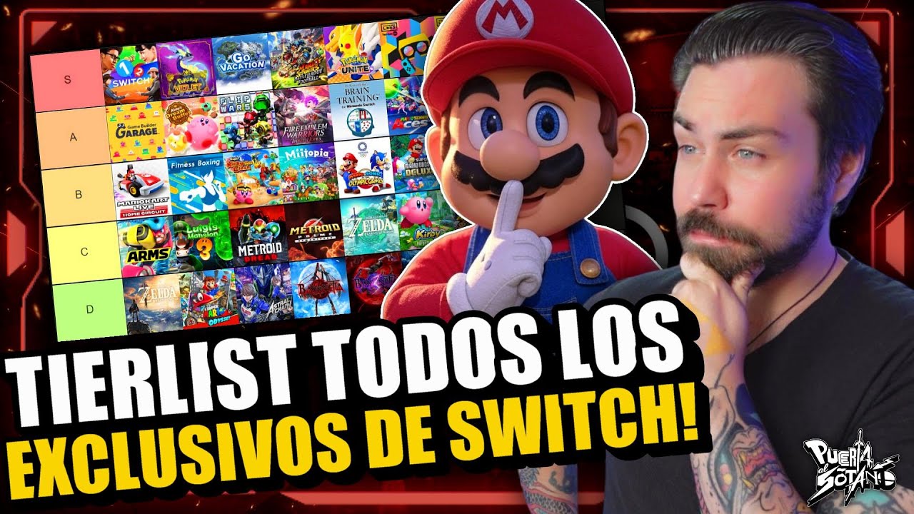 🔥TODOS LOS JUEGOS de NINTENDO SWITCH EXLUSIVOS de PEOR A MEJOR! El MEJOR CATÁLOGO de la HISTORIA!?