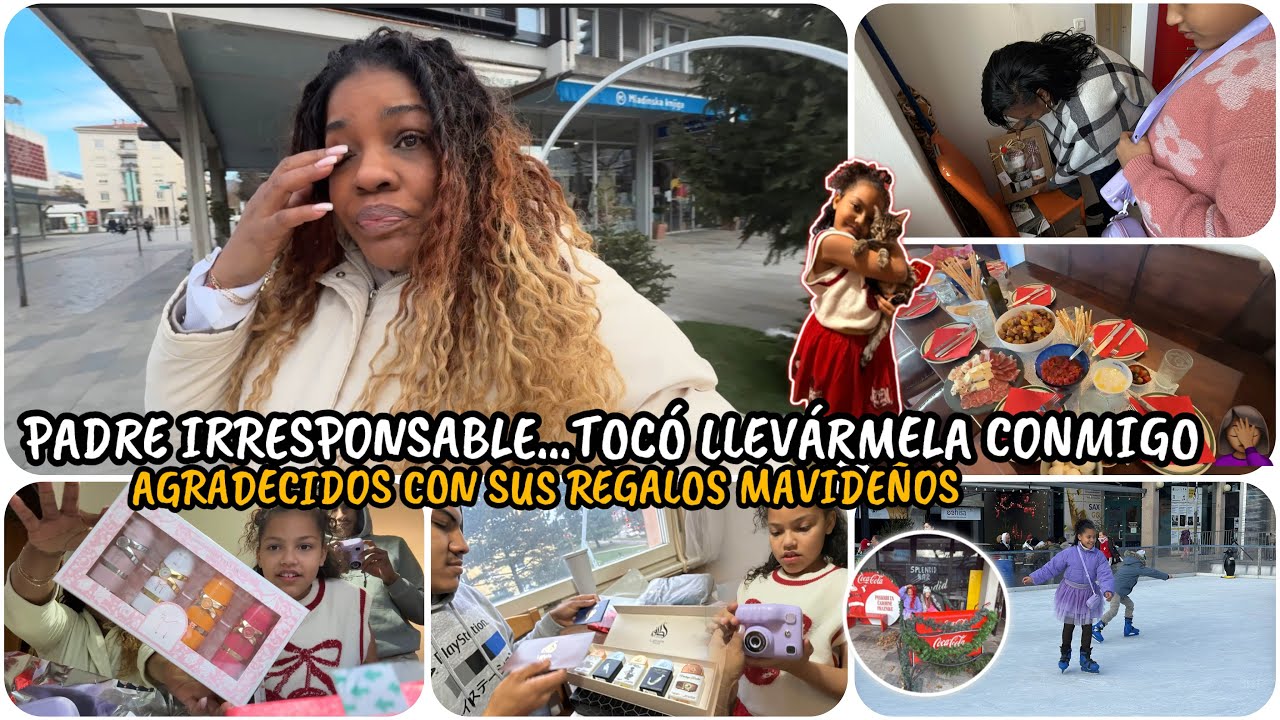 INVITACIÓN ESPECIAL con SU FAMILIA👌…ABRIENDO REGALOS 🎁 NAVIDEÑOS🤩..SE OLVIDÓ DE ELLA 🤦🏾‍♀️