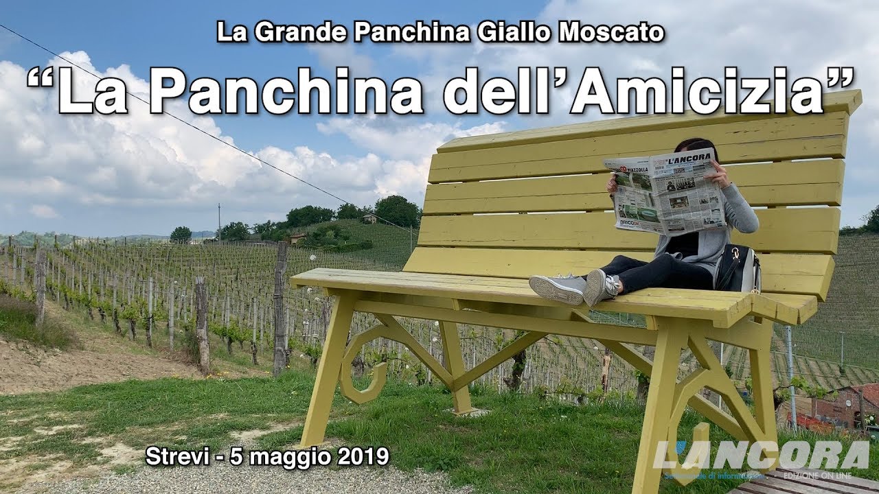 Strevi - La Grande Panchina dell'Amicizia