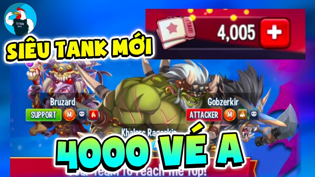 Monster Legends: Mình Mở 4000 Vé Triệu Hồi - New Legends Pass