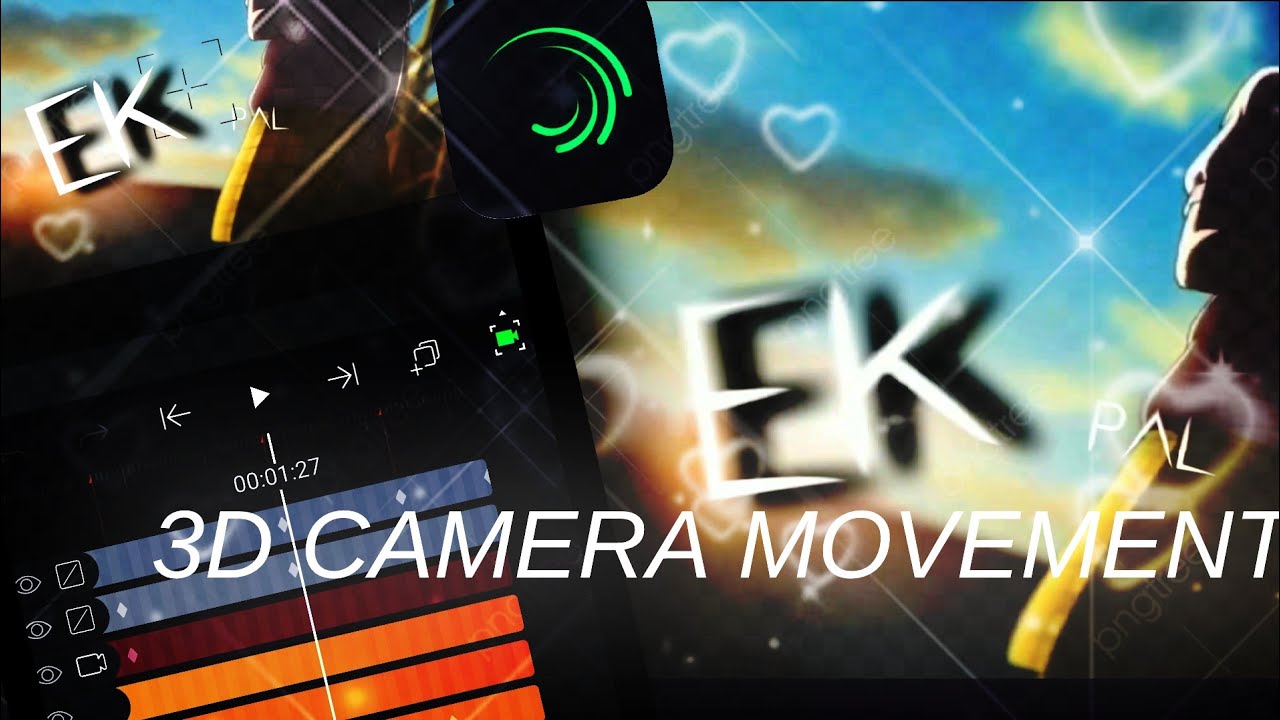 Alight Motion 4.0 - 3D CAM Tutorial *EASY*