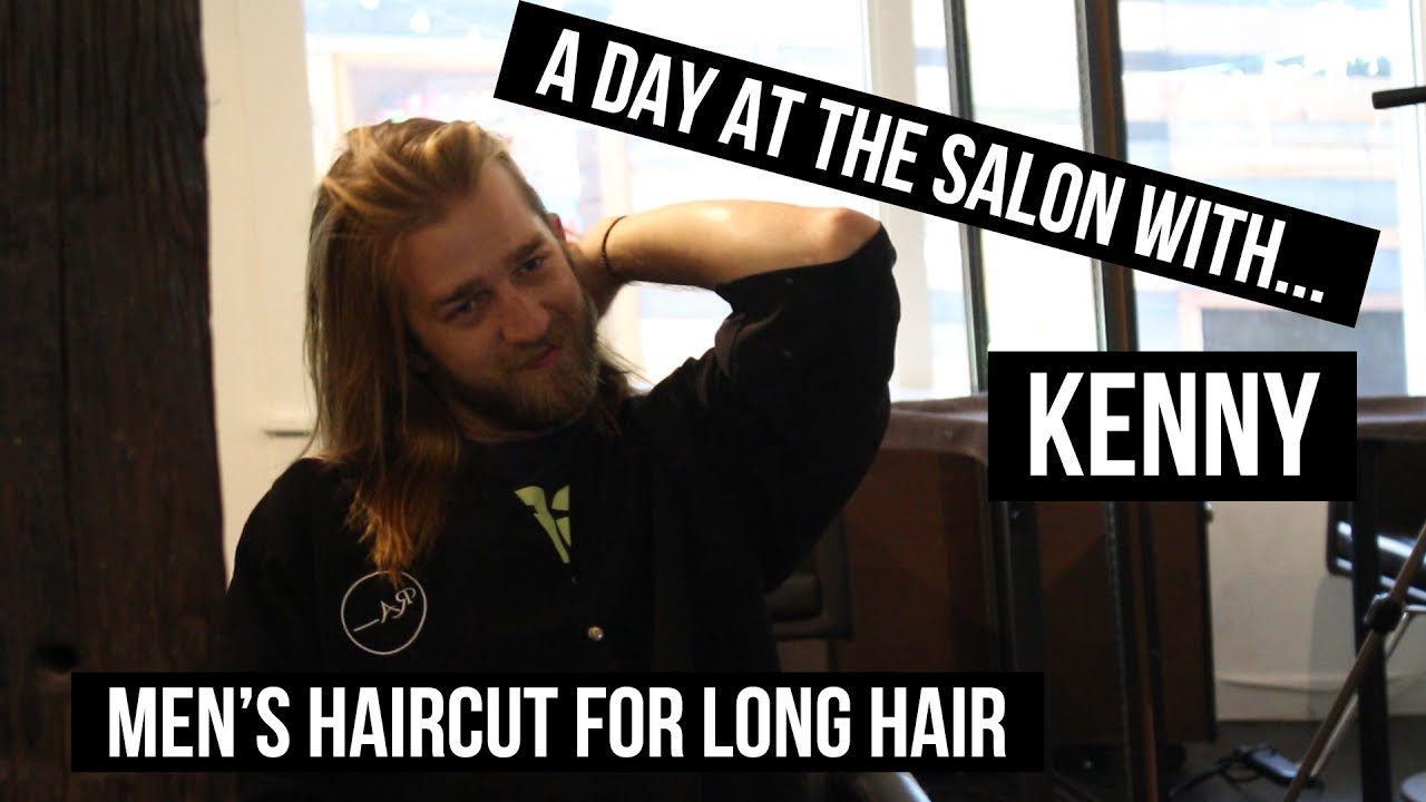 A Day at the Salon: Kenny (Men's haircut for long hair)