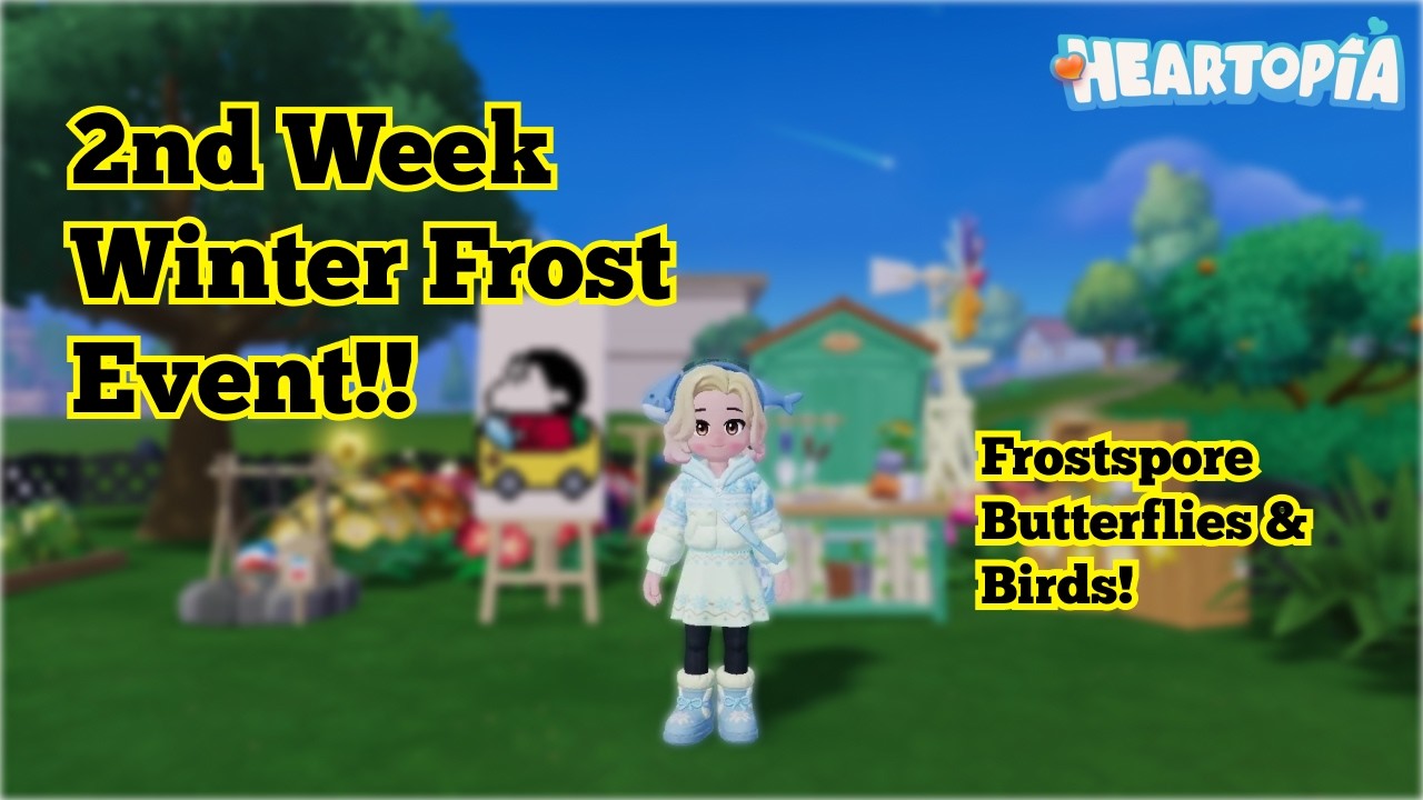 Play #12 | Heartopia 2nd Week Winter Frost  – Cozy Calm Gameplay, No Talking