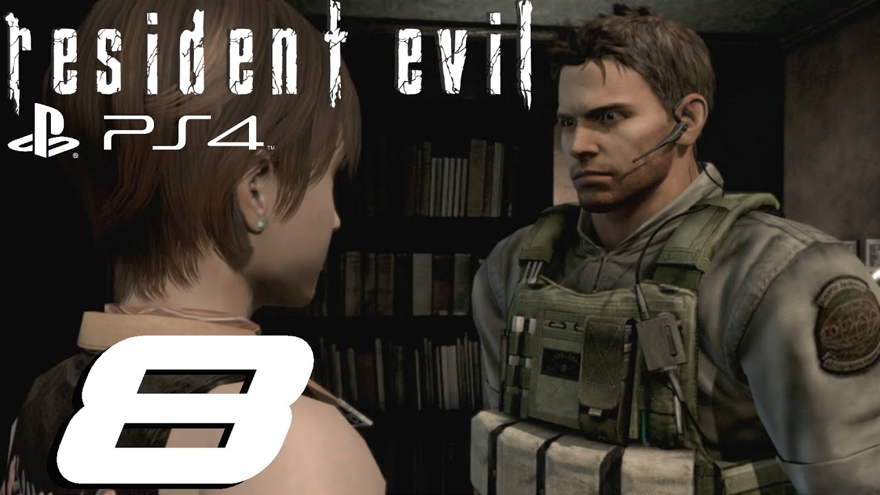 Resident Evil HD Remaster (PS4) - Chris Walkthrough Part 8 - Saving Rebecca & Killing Yawn