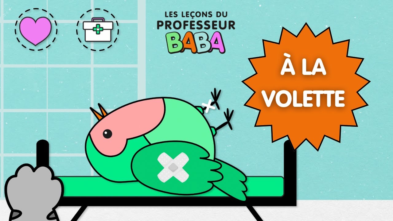 À la volette (Le petit oiseau qui prit sa volée) - Comptine Pop - Professeur Baba